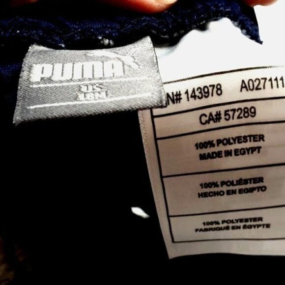 Puma Kids Jersey Sport Shorts Toddler Boys Size 18m - Picture 7 of 7